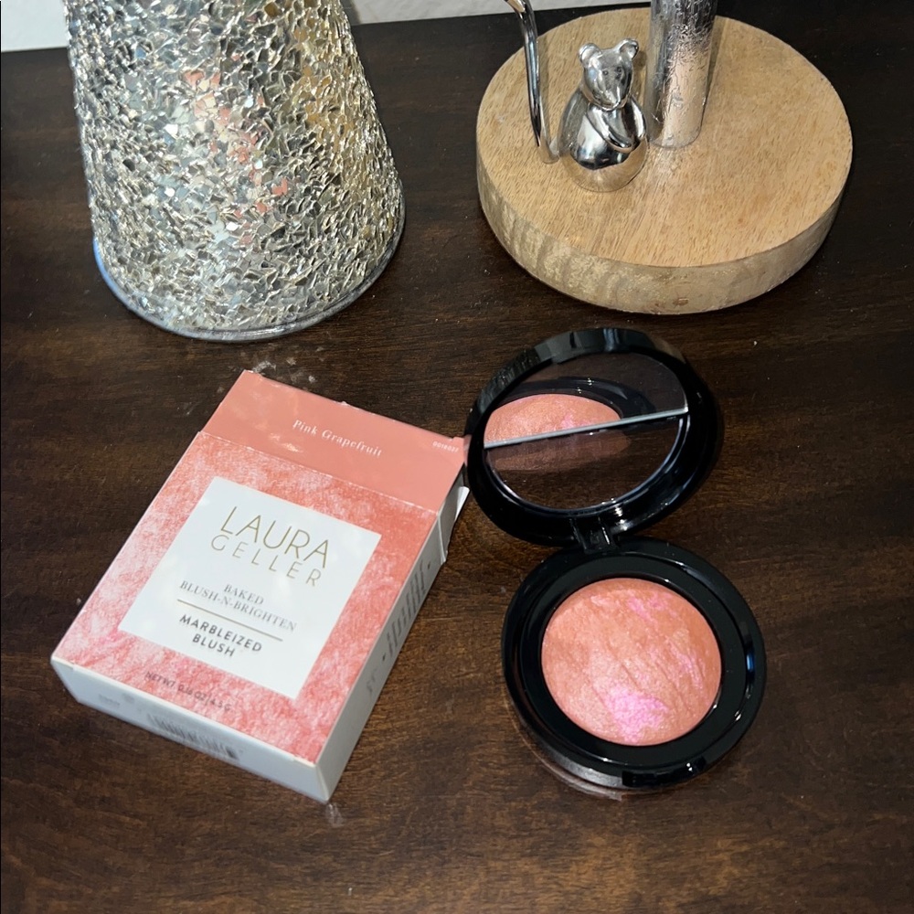 Laura Geller marbleized blush baked blush n brighten grapefruit new nib - Picture 1 of 9